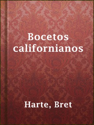 cover image of Bocetos californianos